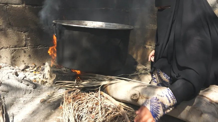 Bajarokê Baxozê pêdiviya xwe ji xurmeyan peyda dike