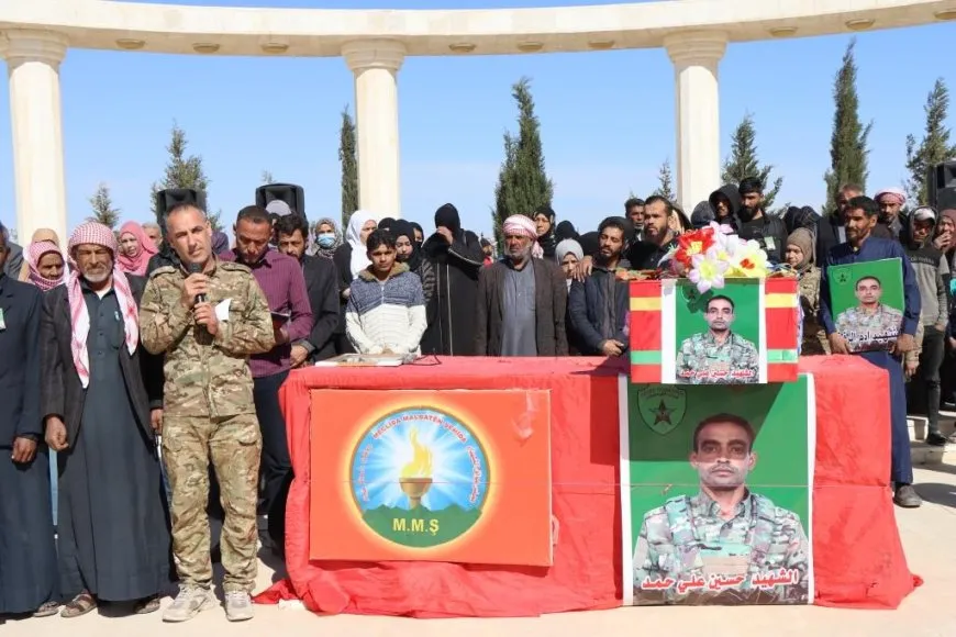 Şêniyên Reqayê şehîd Hisên Elî Hemed oxir kir