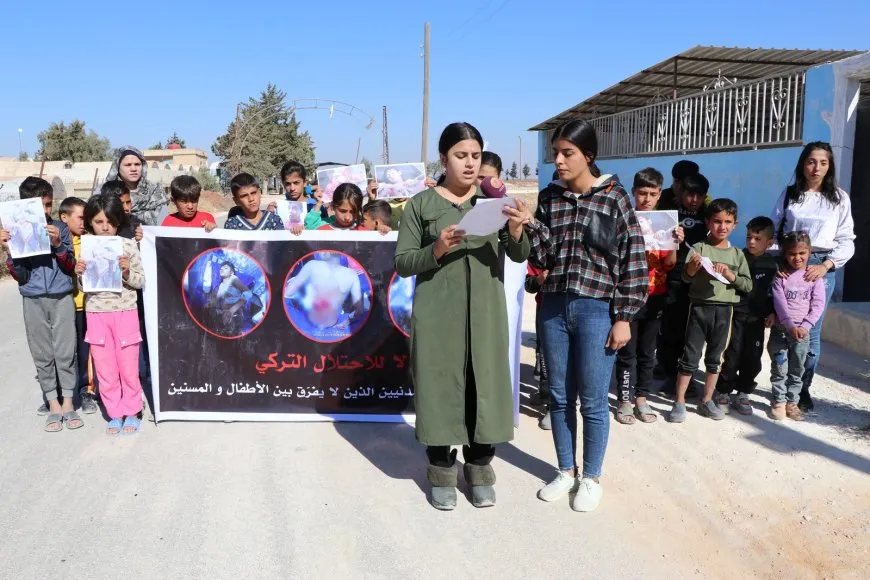 'Êrişên dewleta Tirk ên li dijî zarokan sûcên şer in'