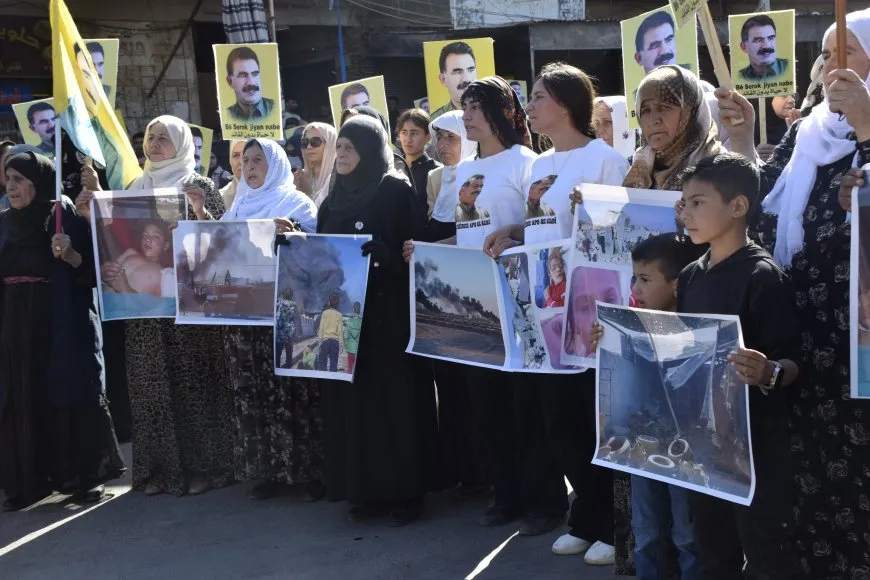 Xelkê Dêrik û Amûdê li dijî êrişan daketin qadan