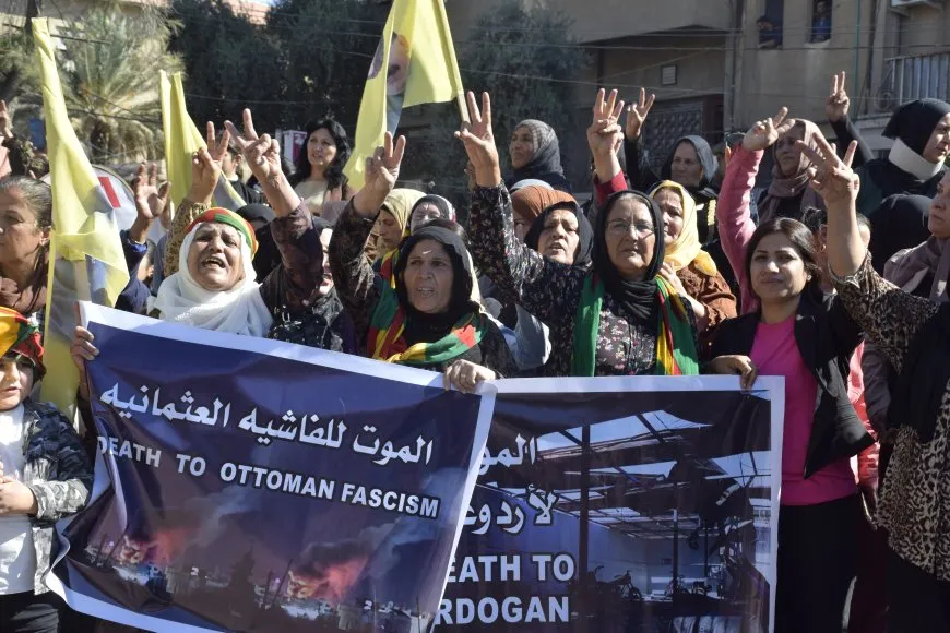 Li Qamişlo û Kobanê li dijî êrişan meş