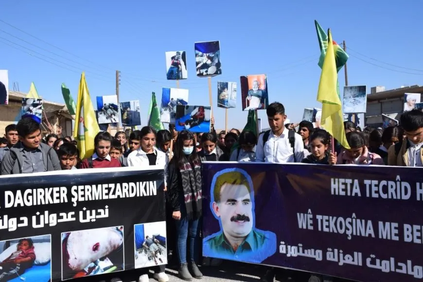 Li Qamişlo û Kobanê li dijî êrişan meş