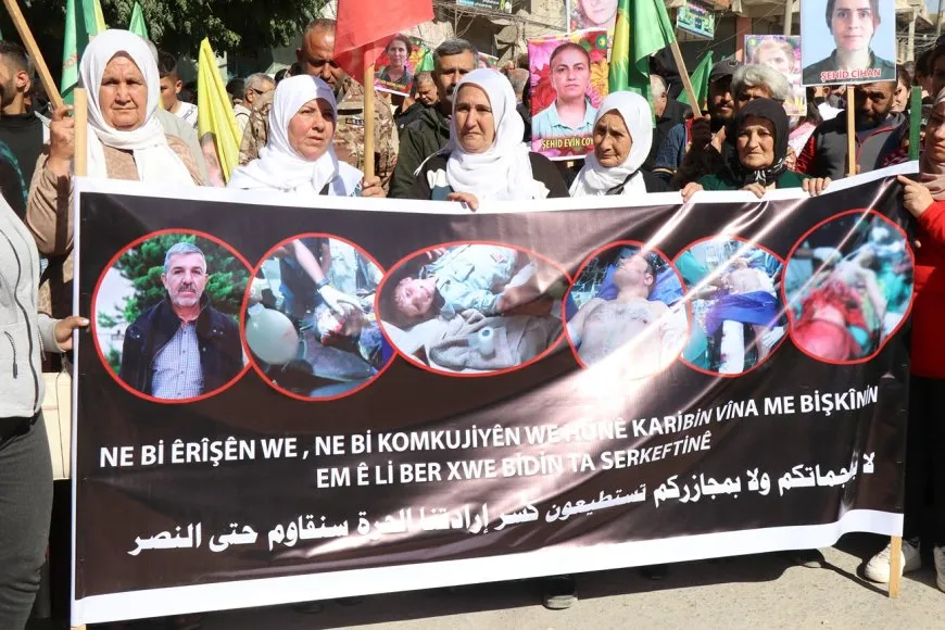 Êrişên dagirkeriyê li Şêxmeqsûdê hatin protestokirin