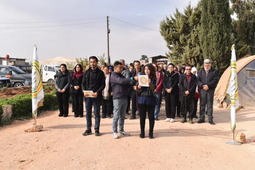 Rêveberiya kantona Efrîn-Şehbayê pêşwazîkirina çeteyan a li Hewlêrê şermezar kir