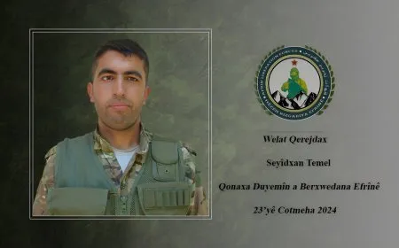 Şervanê HRE’yê Welat Qerejdax şehîd bû