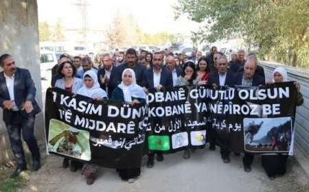 Li ser sînorê Kobanê peyama 1’ê Mijdarê