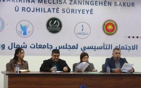   Civîna avakirina Meclisa Zanîngehên Bakur û Rojhilatê Sûriyeyê dest pê kir