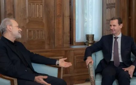 Elî Larîcanî bi Esed re civiya