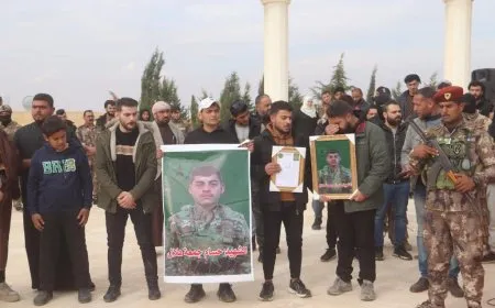 Cenazeyê şehîd Hûsam Hîlal bi merasîmekê hat veşartin