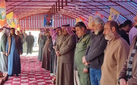 Sersaxî ji malbata şehîd Mihemed El Mistefa re hat xwestin