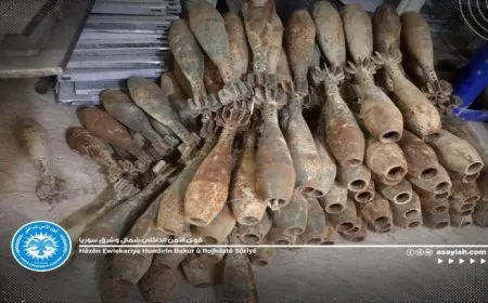 Li rojhilatê Dêrazorê çek û bermahiyên DAIŞ`ê hatin dîtin
