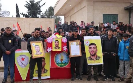 Xelkê Minbicê şehîd Hesen Betran oxir kir