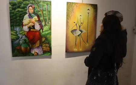Li Qamişlo pêşangeha şêwekariyê hat vekirin