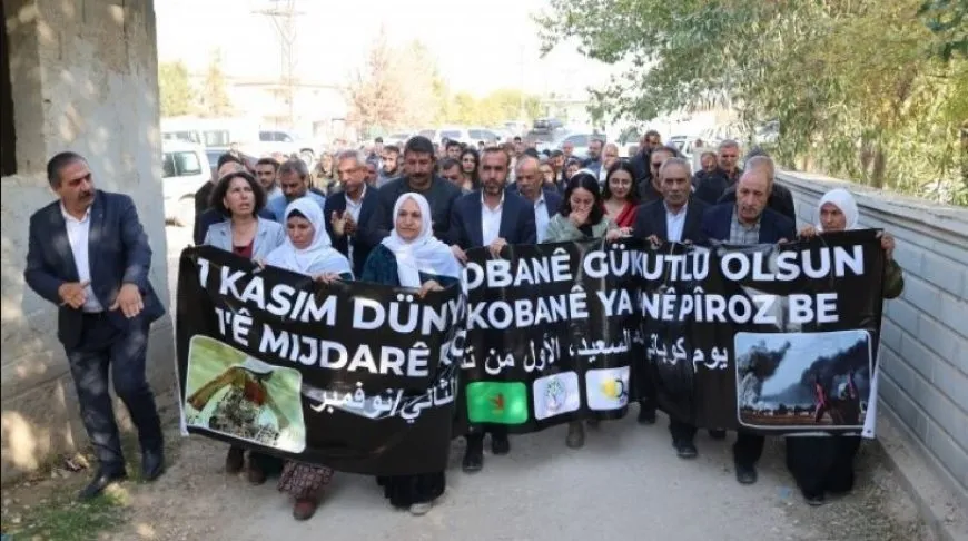 Li ser sînorê Kobanê peyama 1’ê Mijdarê