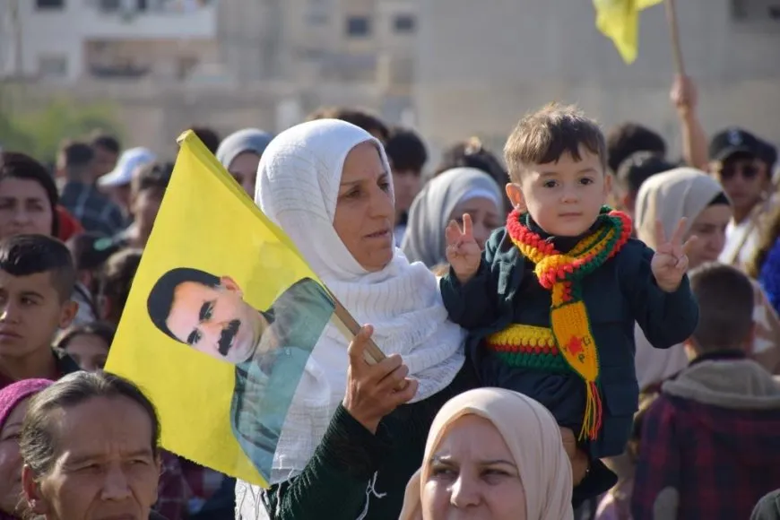 Di Roja Kobanê a cîhanê de soza bidestxistina azadiya fîzîkî ya Rêber Abdullah Ocalan hat dayîn