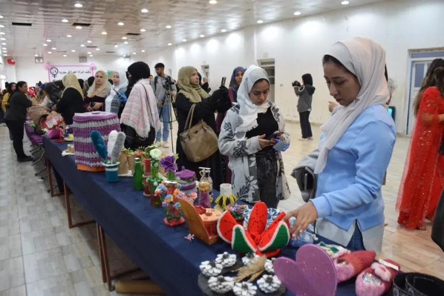 Li Reqayê pêşangeha hunera jinan