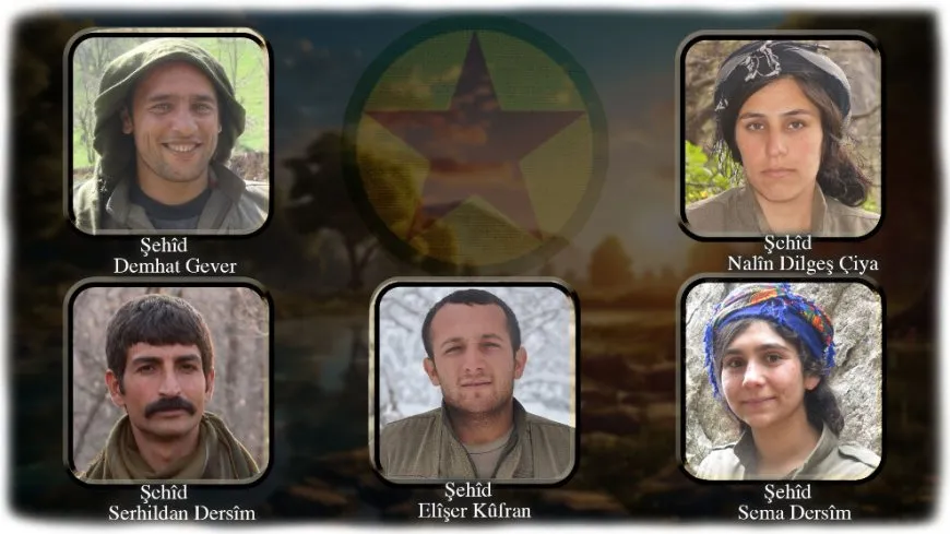 HPG’ê 5 şehîd bi bîr anîn