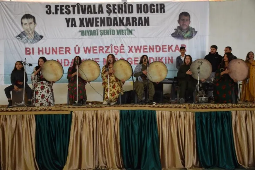  Çalakiyên li Kobanê yên Festîvala Şehîd Hogir li dar ketin