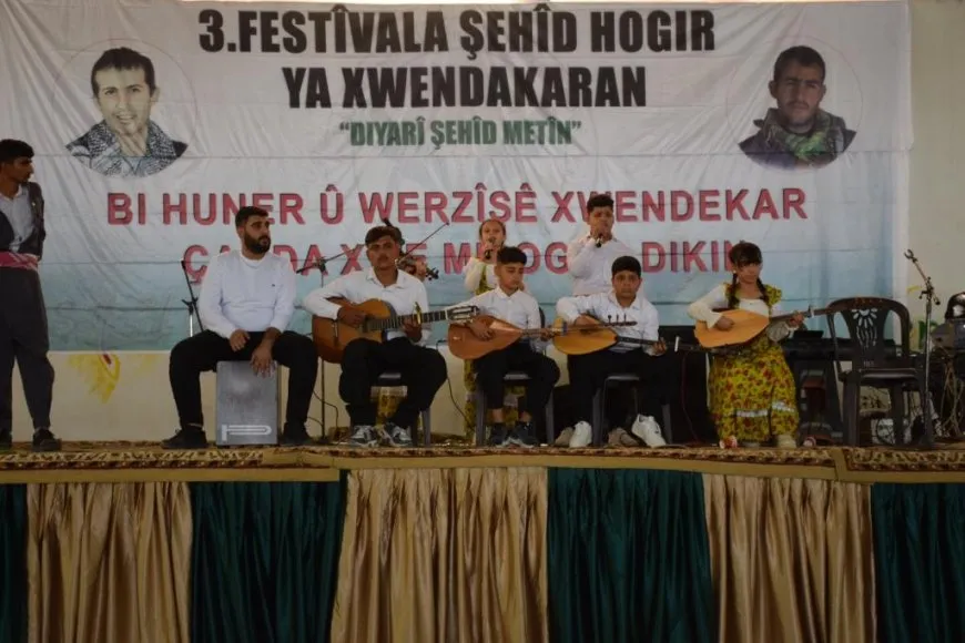  Çalakiyên li Kobanê yên Festîvala Şehîd Hogir li dar ketin