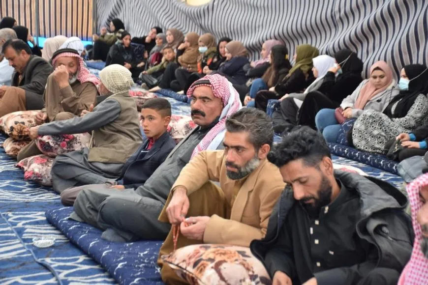 Xelkê Reqayê sersaxî da malbata şehîd Mûsa El Hemadê