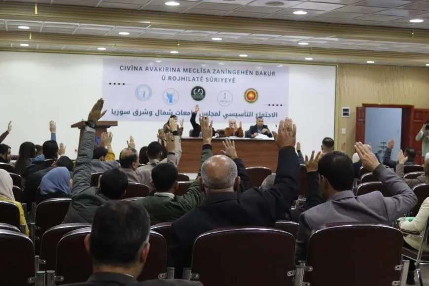 Meclisa Zanîngeha Bakur û Rojhilatê Sûriyeyê hat avakirin