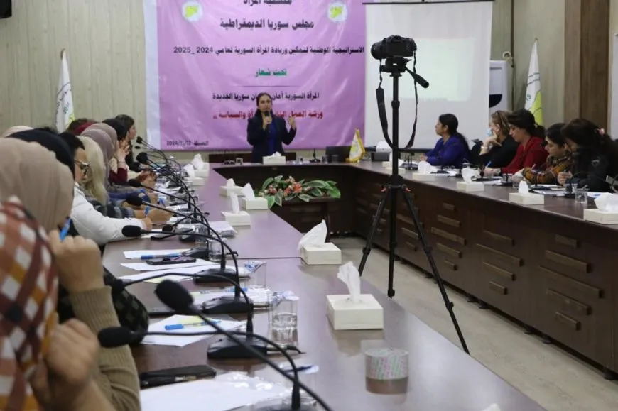 Li Hesekê atolyeyek li ser rola siyasî ya jinên Sûriyeyê hat lidarxistin