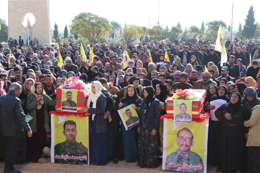 Li Hesekê 2 şehîdên QSD`ê hatin veşartin