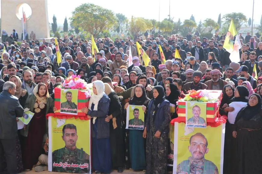 Li Hesekê 2 şehîdên QSD`ê hatin veşartin