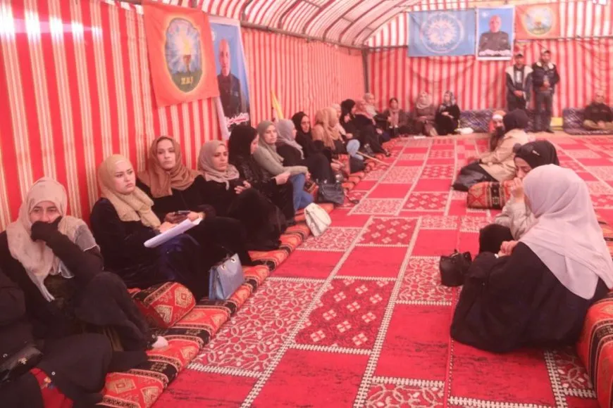  Sersaxî ji malbata şehîd Hesen El Exres re hat xwestin