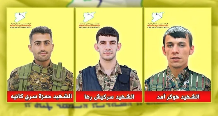 QSDˋê nasnameyên 3 şervanên li Hesekê şehîd bûbûn aşkera kirin