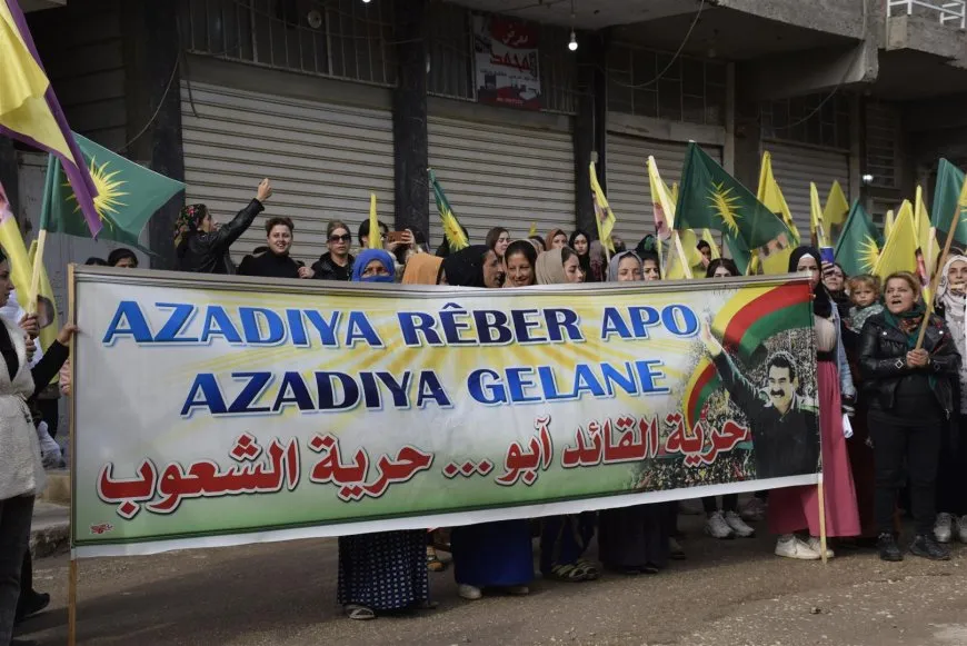 Xelkê Dirbêsiyê, Til Temir û Zirganê ji bo Rêber Abdullah Ocalan meşiya