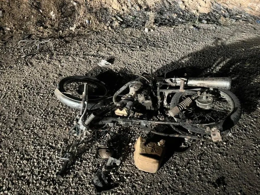 Li Hesekê motorsiklêtek teqiya