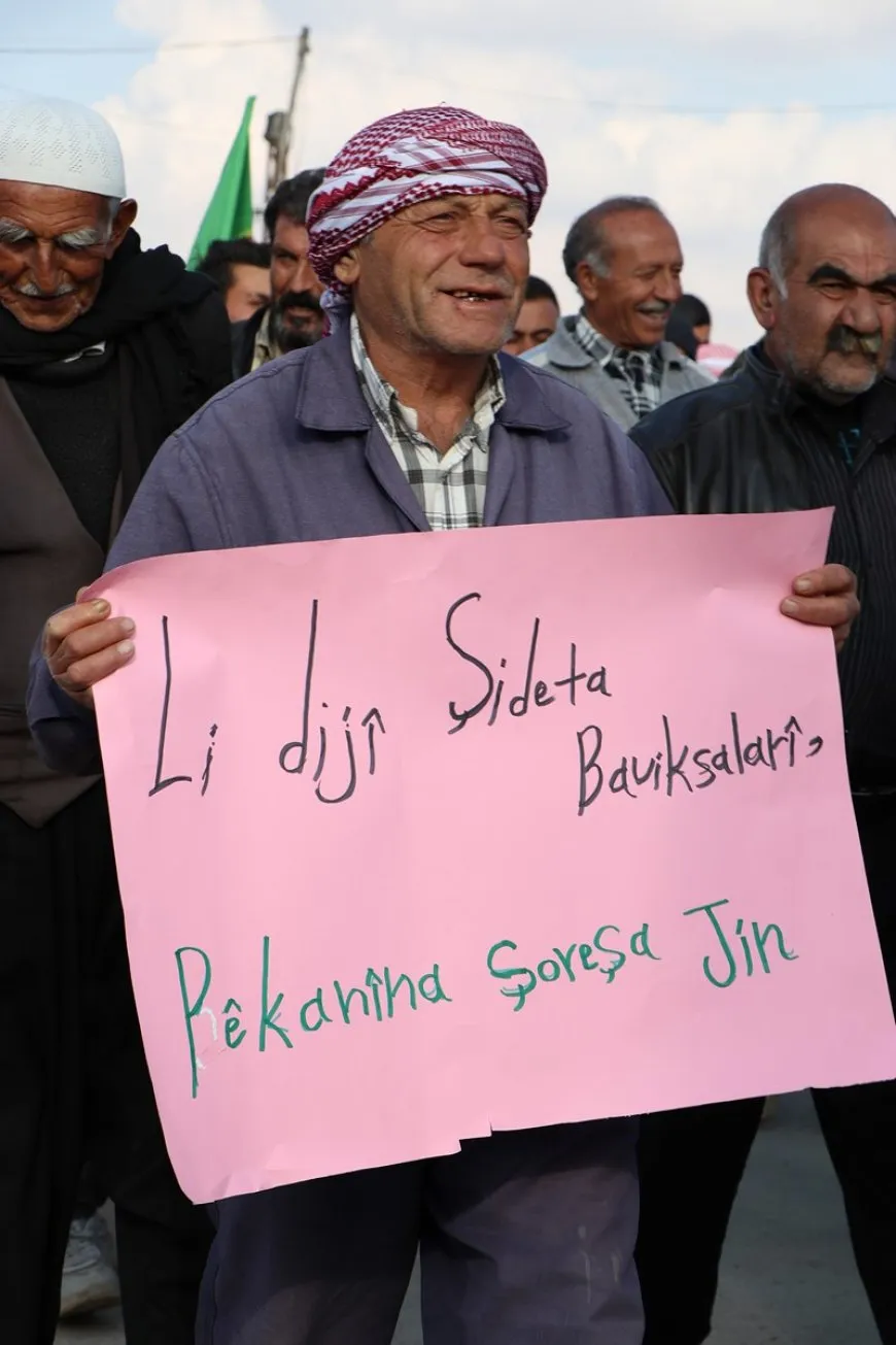 Li Şehbayê mêr li dijî tundiya li ser jinan meşiyan