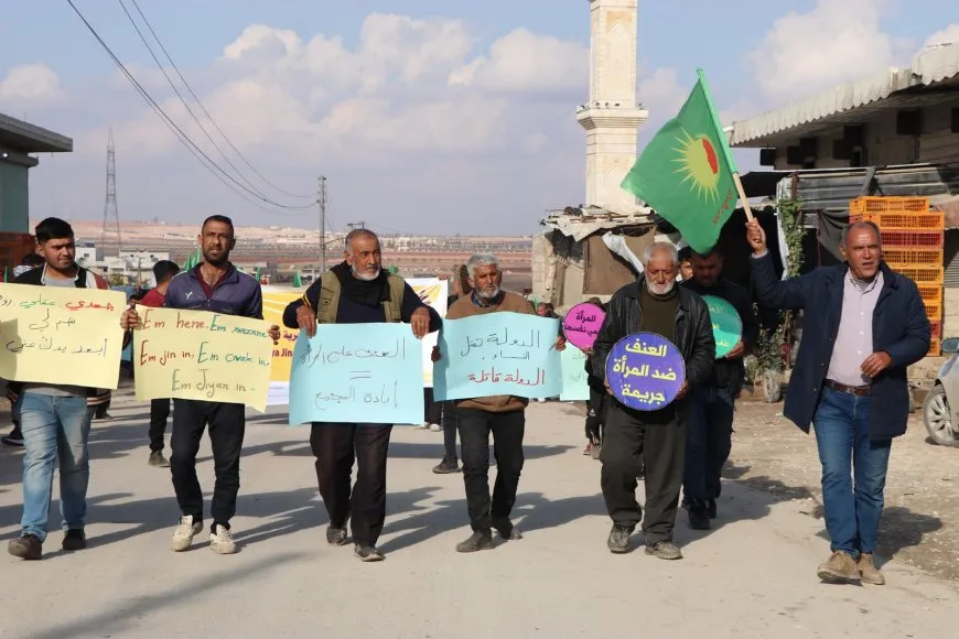 Li Şehbayê mêr li dijî tundiya li ser jinan meşiyan