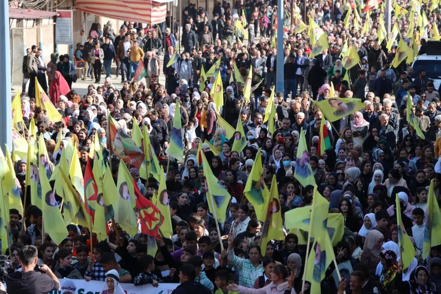 Li Qamişlo û Girkê Legê meş: Rêber Apo vîna me ye