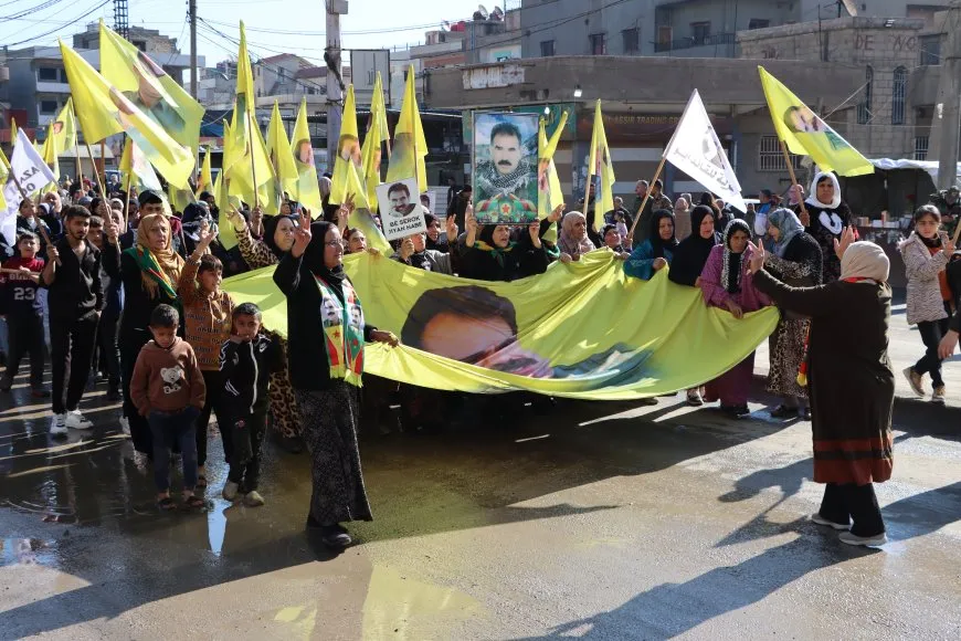 Li Qamişlo û Girkê Legê meş: Rêber Apo vîna me ye