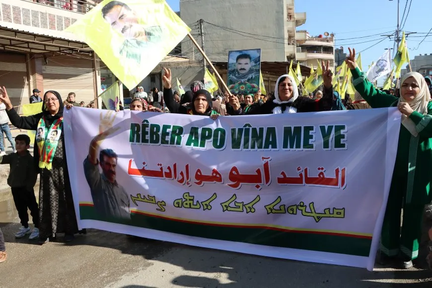 Li Qamişlo û Girkê Legê meş: Rêber Apo vîna me ye