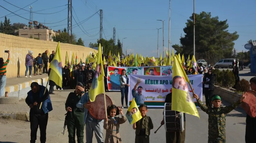 Li Qamişlo û Girkê Legê meş: Rêber Apo vîna me ye
