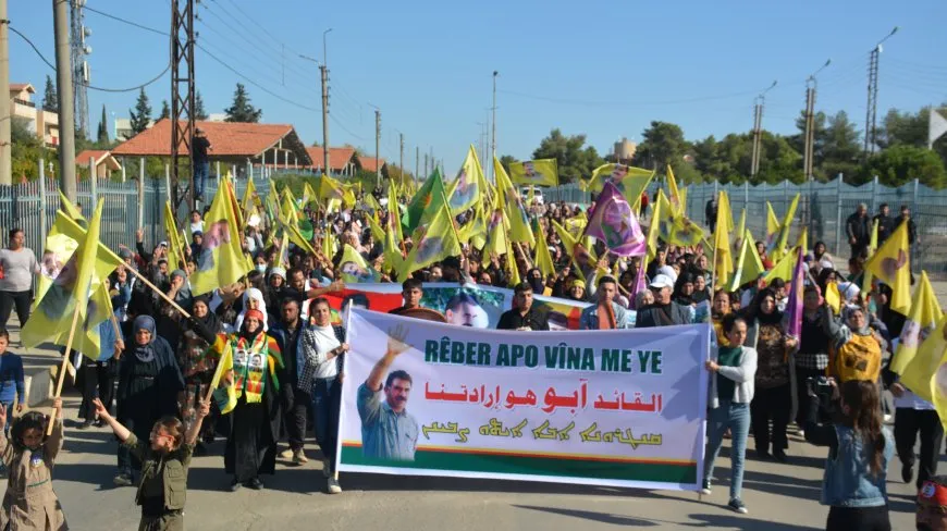 Li Qamişlo û Girkê Legê meş: Rêber Apo vîna me ye