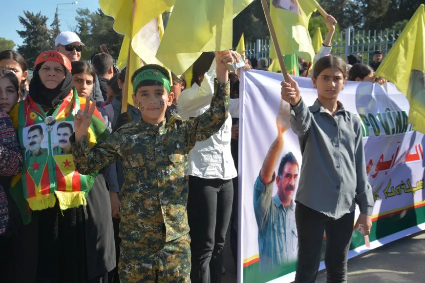 Li Qamişlo û Girkê Legê meş: Rêber Apo vîna me ye