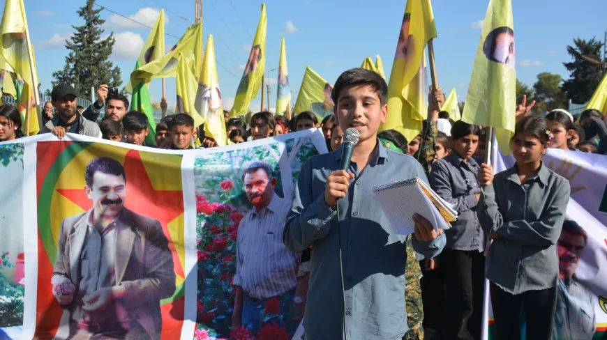 Li Qamişlo û Girkê Legê meş: Rêber Apo vîna me ye