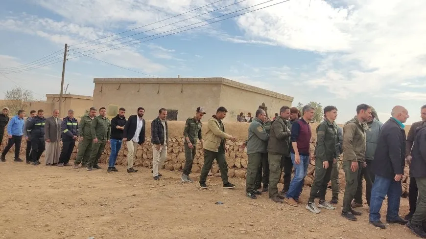 Sersaxî ji malbata şehîd Mihemed El Mistefa re hat xwestin
