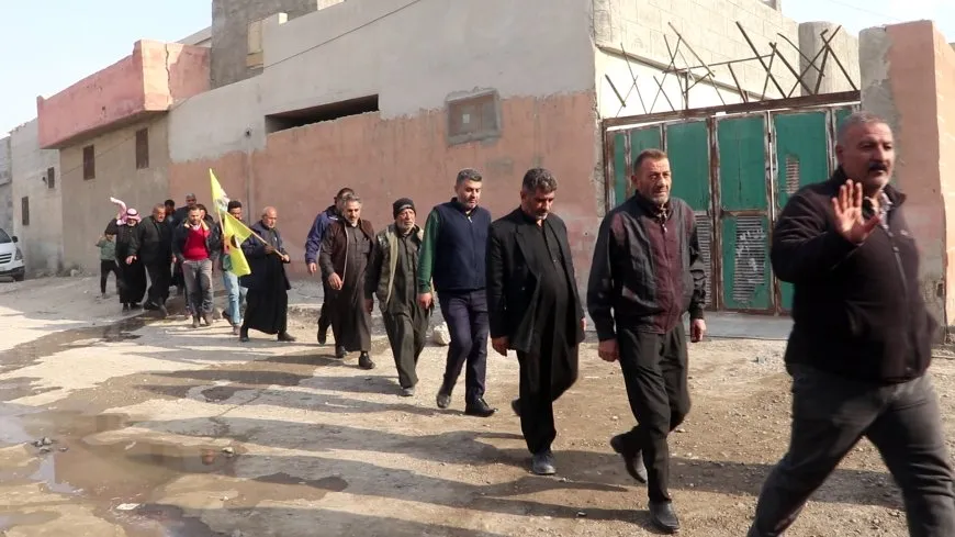 Şêniyên Reqayê sersaxî da malbata şehîd Fîras El Bîco