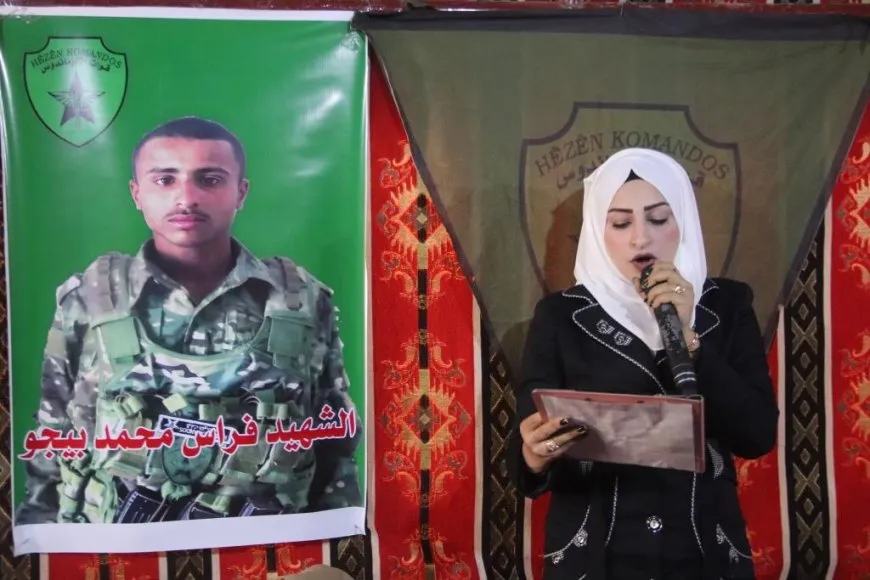 Şêniyên Reqayê sersaxî da malbata şehîd Fîras El Bîco