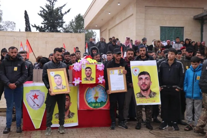 Xelkê Minbicê şehîd Hesen Betran oxir kir