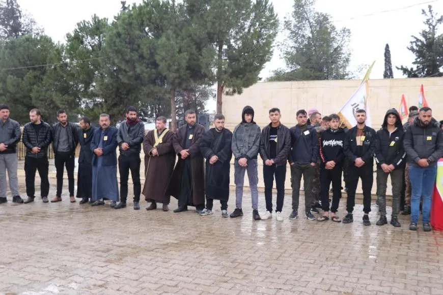 Xelkê Minbicê şehîd Hesen Betran oxir kir