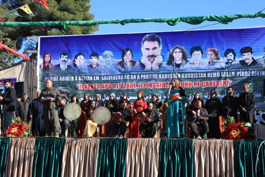 Li Herêma Bakur û Rojhilatê Sûriyeyê pîrozbahiyên salvegera PKKˋê