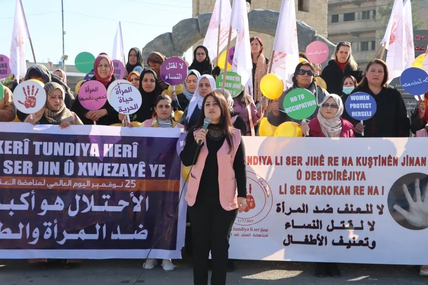 Ji rêxistina Sara çalakiya "Dagirkerî tundiya herî mezin a li ser jin û xwezayê ye”