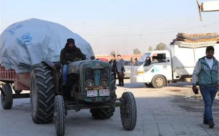 Koçberên Efrîn û Şehbayê gihîştin Cizîrê