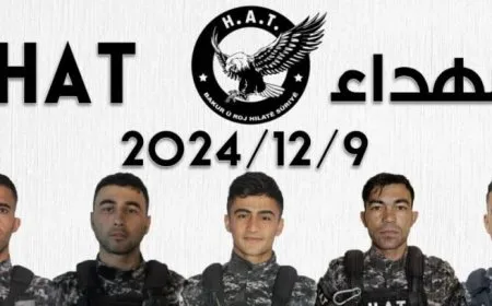 Hêzên HAT’ê nasnameyên 5 şervanên xwe aşkere kirin
